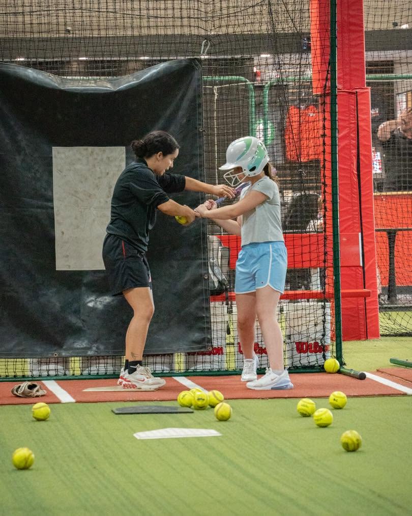 Young athletes training with NexGen Sports coaches during a facility session